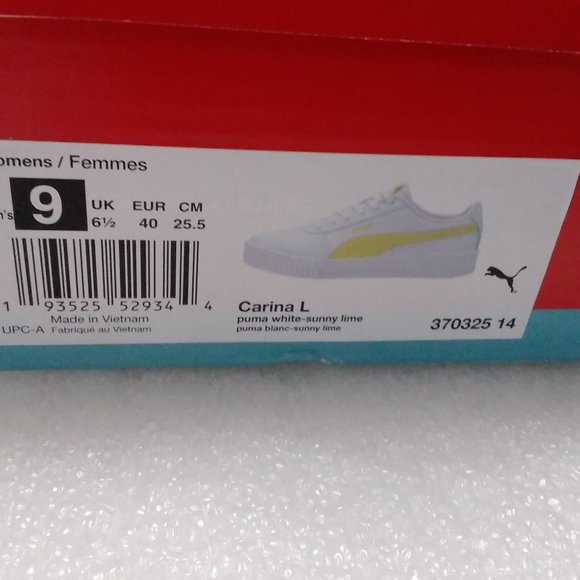 PUMA Carina Leather Women's Shoe Size: 9  COD/6 - Picture 9 of 12